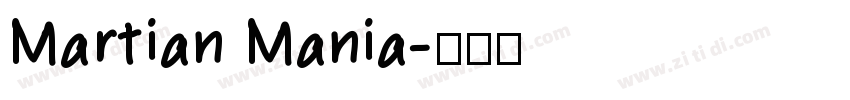 Martian Mania字体转换